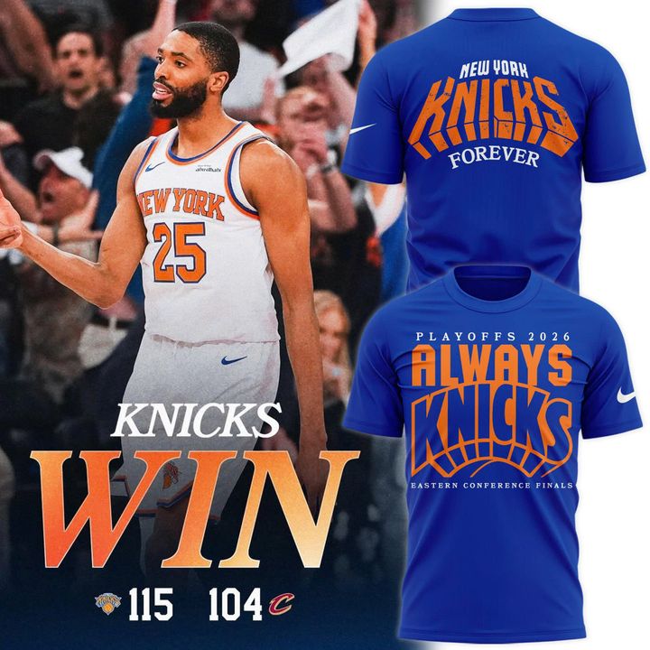 New York Knicks  2026 Playoffs "Always Knicks" T-Shirt | HX15