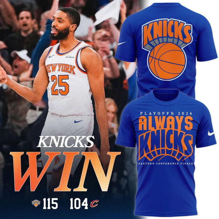 New York Knicks 2026 Playoffs "Always Knicks" Special T-Shirt | QG28