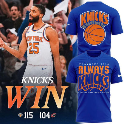 New York Knicks 2026 Playoffs "Always Knicks" Special T-Shirt | QG28