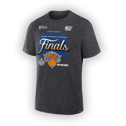 2026 Exclusive New York Knicks Eastern Conference Champions Locker Room Team Signatures Print Tee