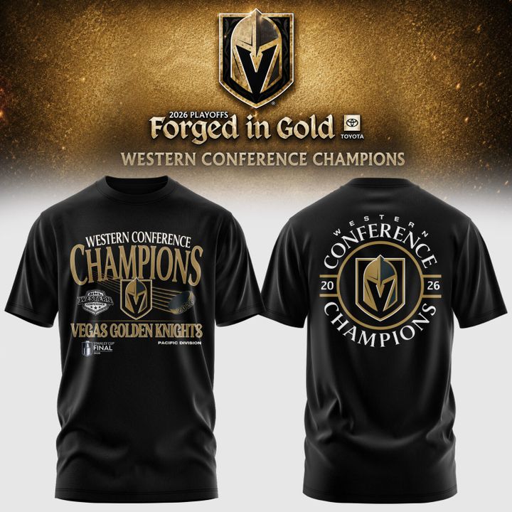 Vegas Golden Knights 2026 Western Conference Champions T-Shirt | YL43