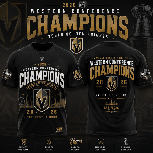 Vegas Golden Knights 2026 Western Conference Champions T-Shirt | WV89