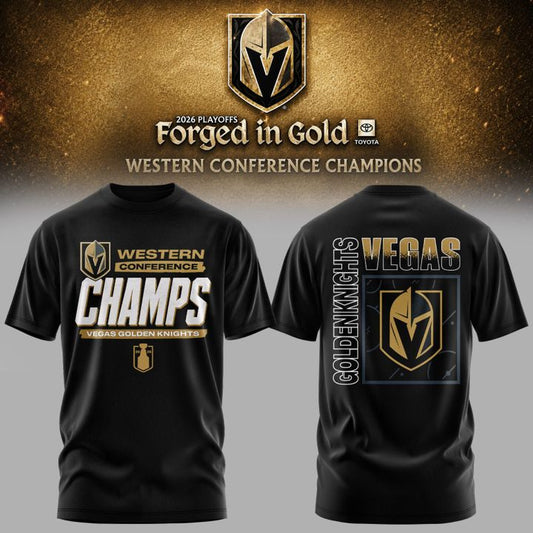 Vegas Golden Knights 2026 Western Conference Champions T-Shirt | DL16