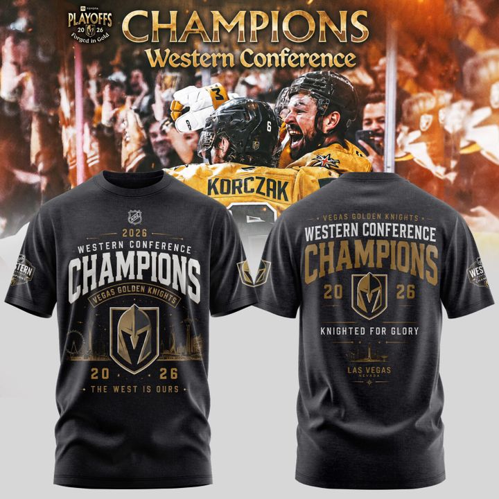 Vegas Golden Knights 2026 Western Conference Champions T-Shirt | XV25
