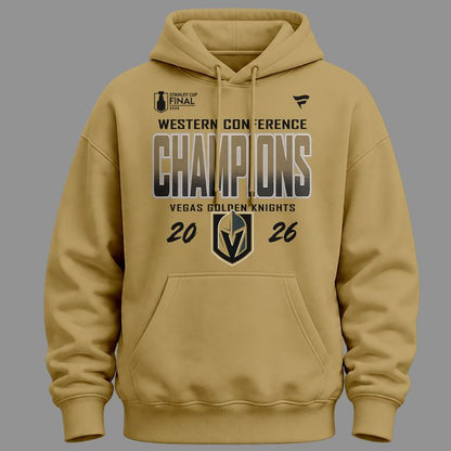 Vegas Golden Knights WESTERN CONFERENCE CHAMPIONS Hoodie 2026 | KA55