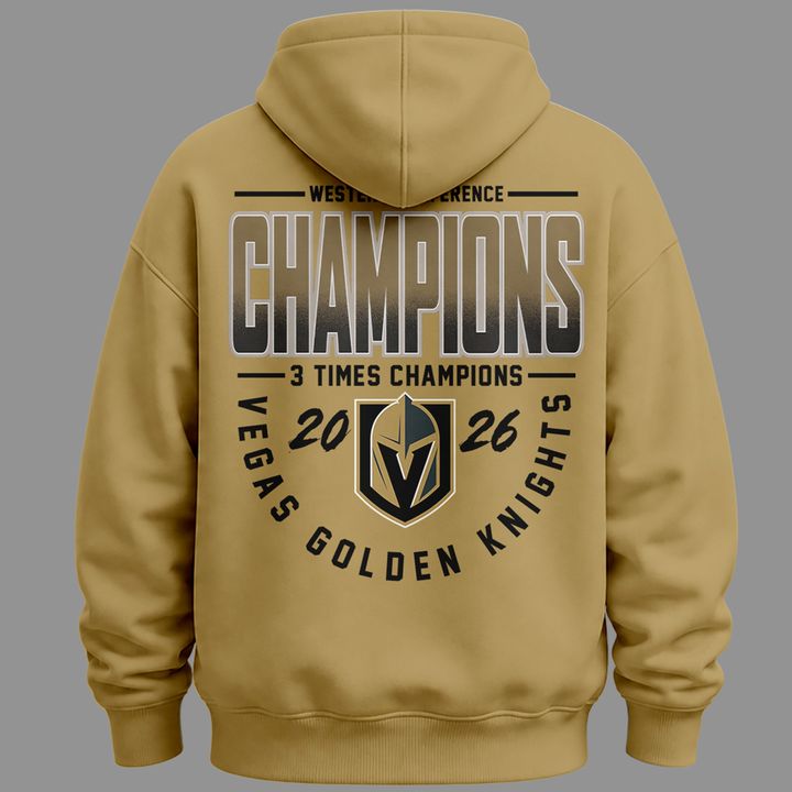 Vegas Golden Knights WESTERN CONFERENCE CHAMPIONS Hoodie 2026 | KA55