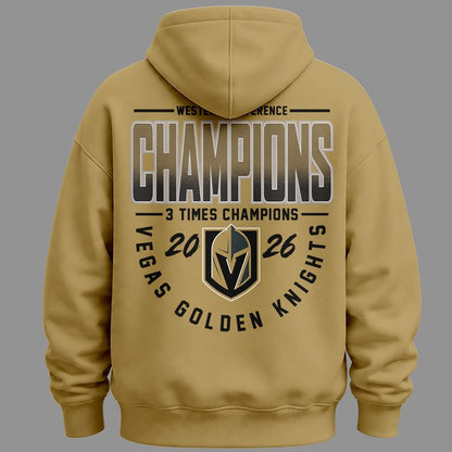 Vegas Golden Knights WESTERN CONFERENCE CHAMPIONS Hoodie 2026 | KA55