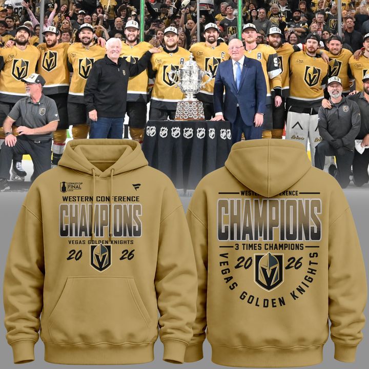 Vegas Golden Knights WESTERN CONFERENCE CHAMPIONS Hoodie 2026 | KA55