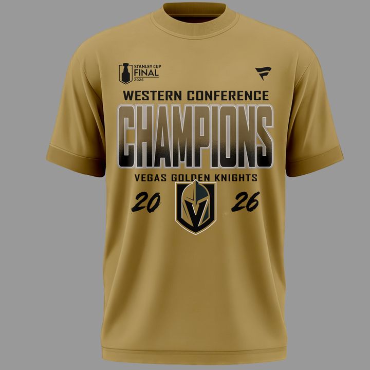 Vegas Golden Knights WESTERN CONFERENCE CHAMPIONS Tshirt 2026 | DR13