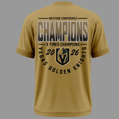 Vegas Golden Knights WESTERN CONFERENCE CHAMPIONS Tshirt 2026 | DR13