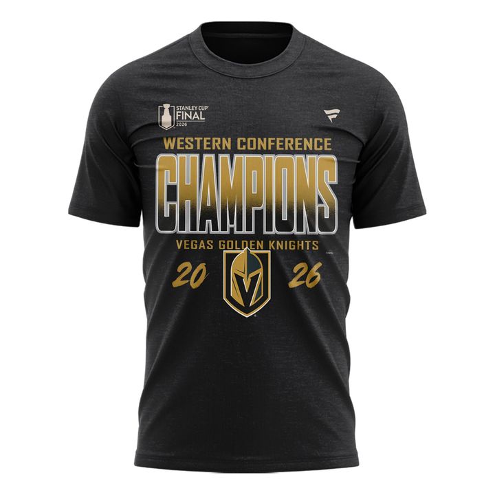 Unisex Vegas Golden Knights 2026 Western Conference Champions T-Shirt | LD22