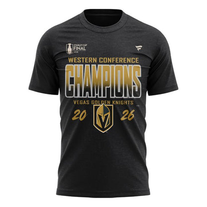 Unisex Vegas Golden Knights 2026 Western Conference Champions T-Shirt | LD22
