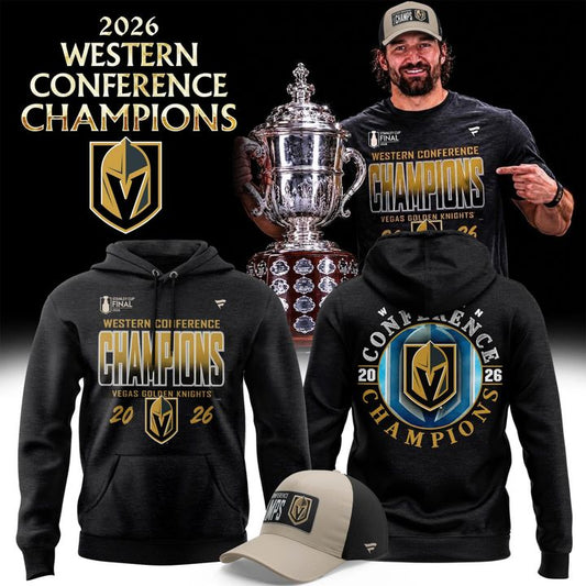 Unisex Vegas Golden Knights 2026  Western Conference Champions Hoodie | IR81