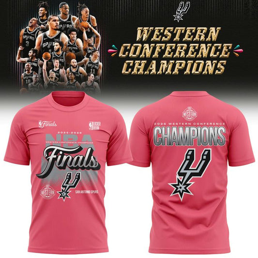San Antonio Spurs 2026 Western Conference Champions T-Shirt | KX52