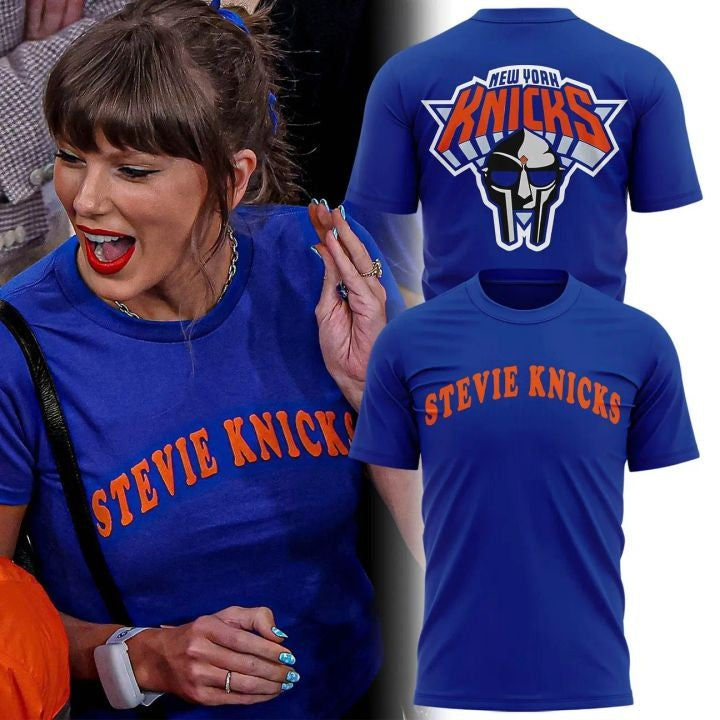 Taylor Swift’s Stevie Knicks Shirt at NBA Finals Game 4 - New York Knicks Fan Favorite