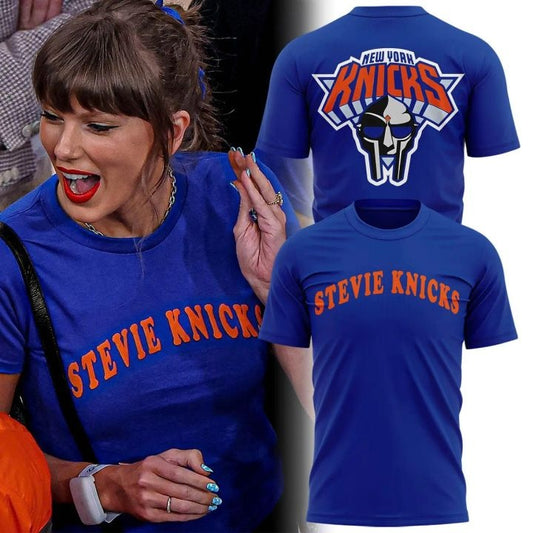 Taylor Swift’s Stevie Knicks Shirt at NBA Finals Game 4 - New York Knicks Fan Favorite
