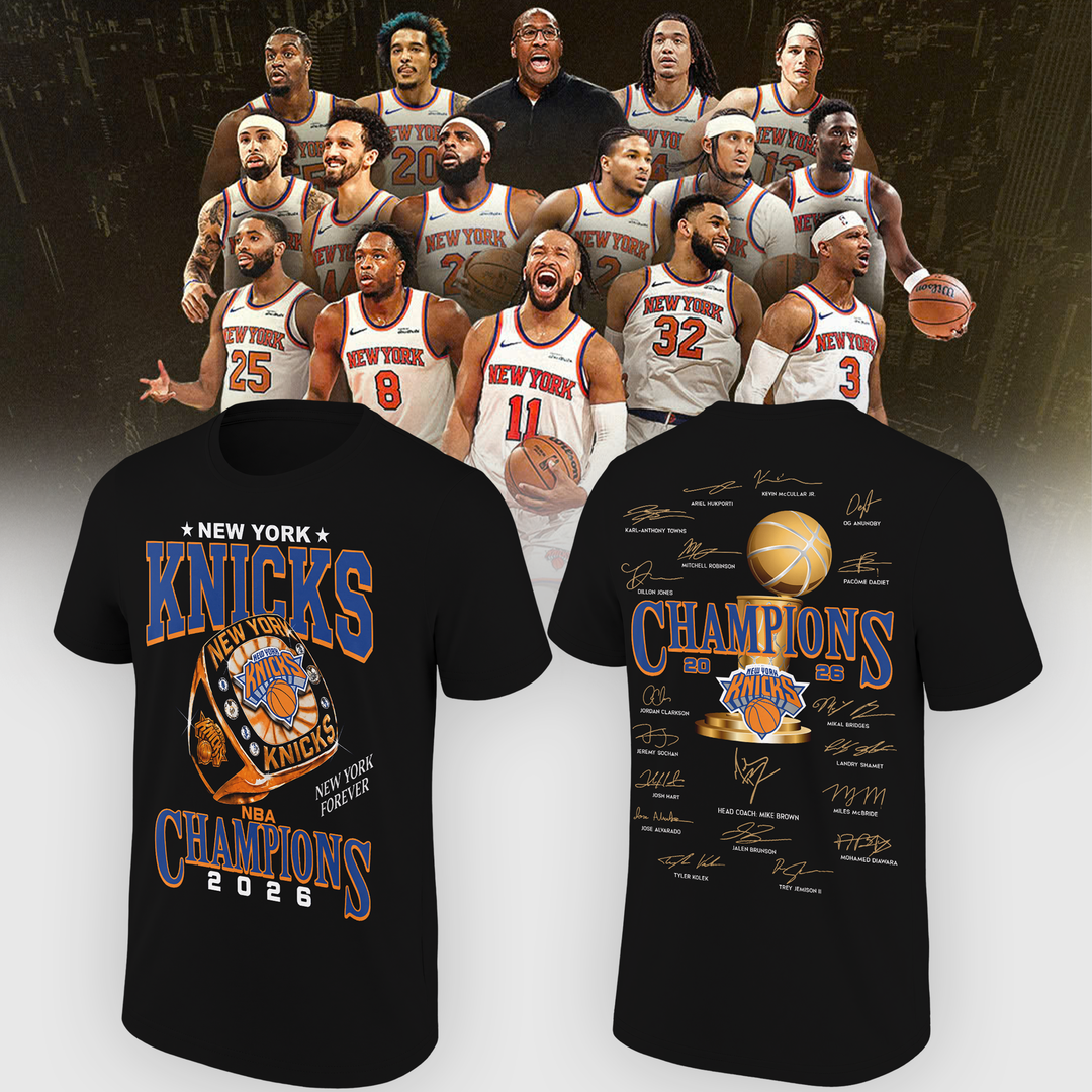 New York Knicks Basketball NBA Rings Champions Tshirt | GW69