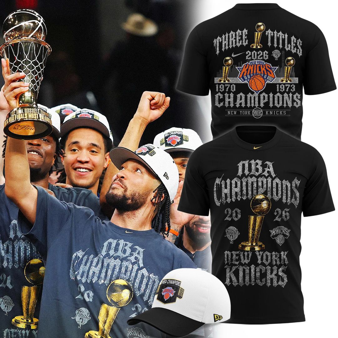 New York Knicks 2026 NBA Finals Champions Limited Edition T-Shirt | TU76