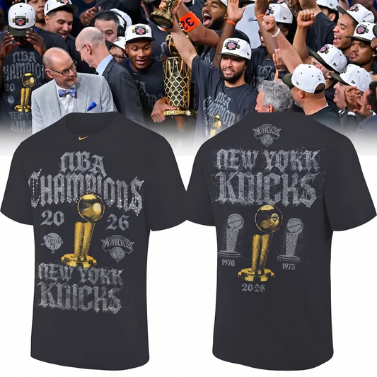New York Knicks NBA Finals Champs Locker Room T-Shirt | MS25
