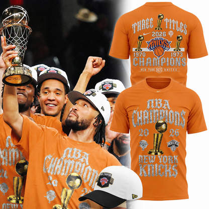 New York Knicks 2026 NBA Finals Champions Limited Edition T-Shirt | VL15