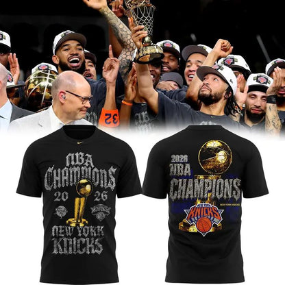 New York Knicks 2026 NBA Finals Champions Limited Edition T-Shirt | SW97