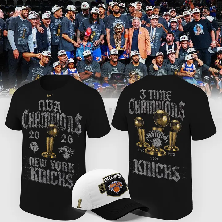 New York Knicks NBA Finals Champs Locker Room T-Shirt | LZ34