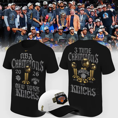 New York Knicks NBA Finals Champs Locker Room T-Shirt | LZ34