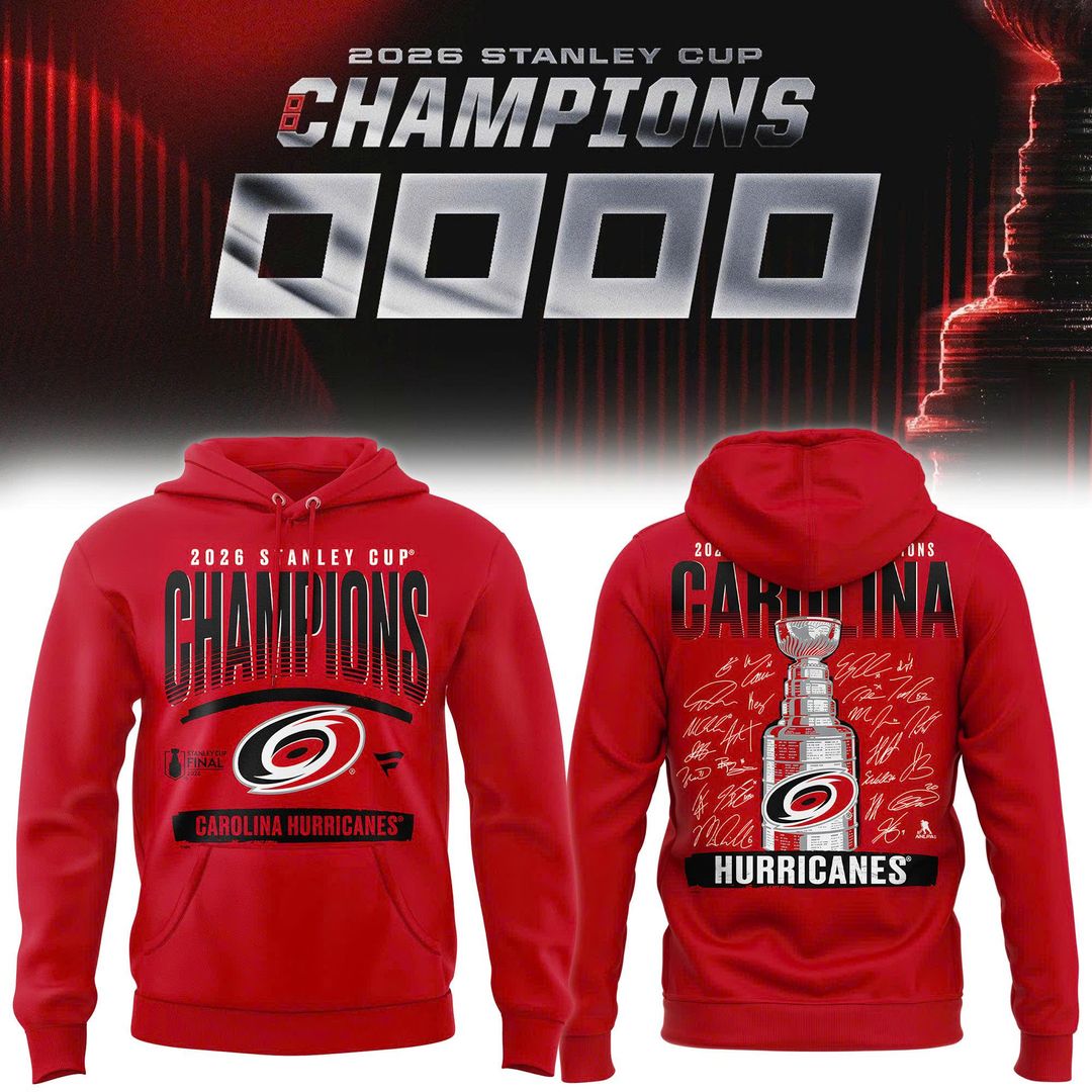 Carolina Hurricanes 2026 Stanley Cup Champions Hoodie | HU69