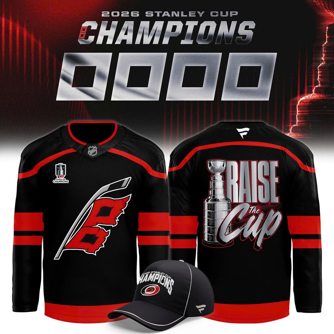 Carolina Hurricanes 2026 Stanley Cup Champions Hockey Hockey Jersey | TR80