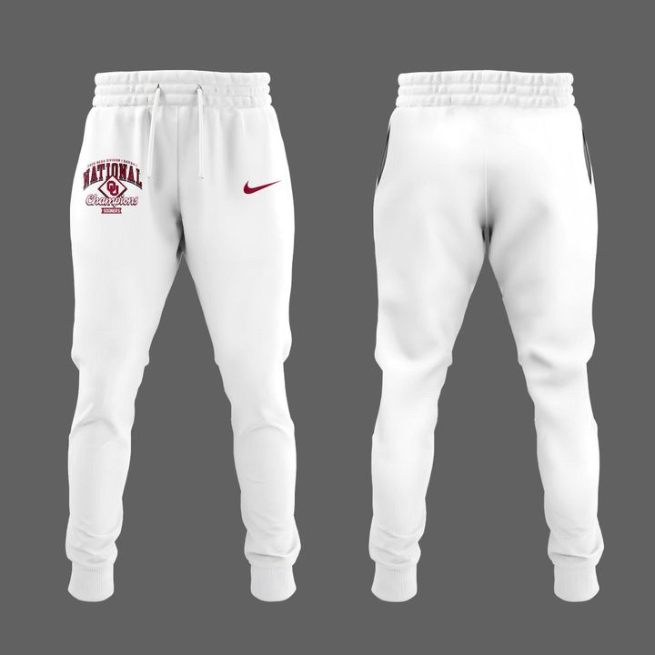 Oklahoma Sooners White 2026 NCAA Division I Baseball National Champions Locker Room Hoodie