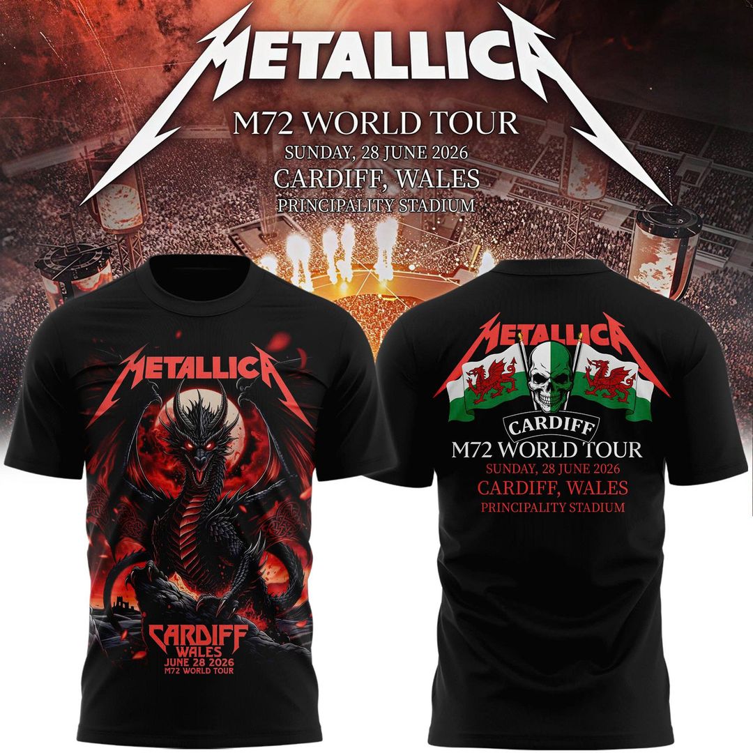 Metallica 2026 M72 World Tour Cardiff, Wales Tour Cap