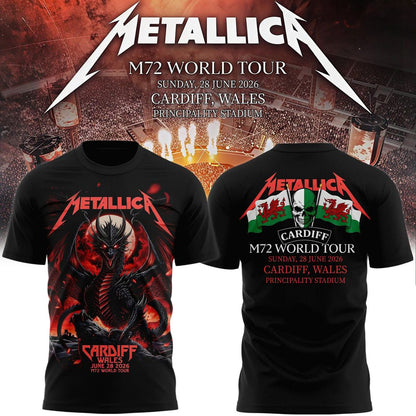 Metallica 2026 M72 World Tour Cardiff, Wales Tour Cap