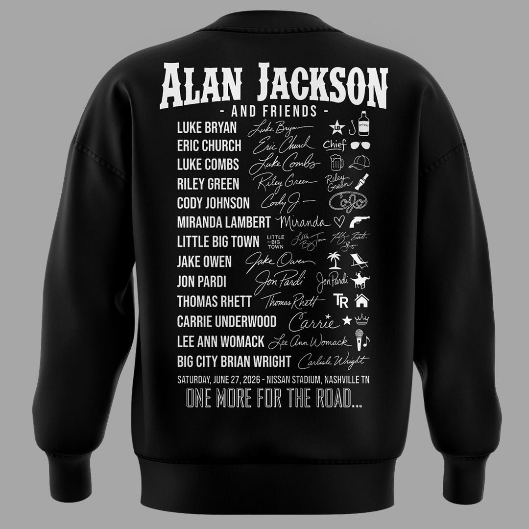 Exclusive Version Alan Jackson "Last Call... The Finale" Black Sweat 2026