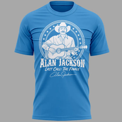 Exclusive Version 2026 Alan Jackson "Last Call... The Finale" Tshirt