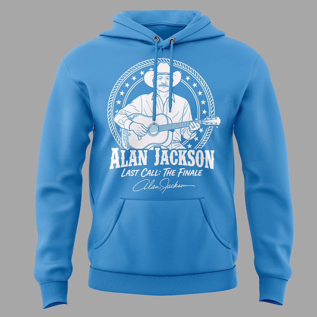 Exclusive Version 2026 Alan Jackson "Last Call... The Finale" Hoodie