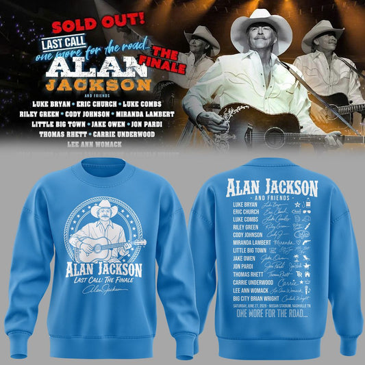 Exclusive Version 2026 Alan Jackson "Last Call... The Finale" Sweat