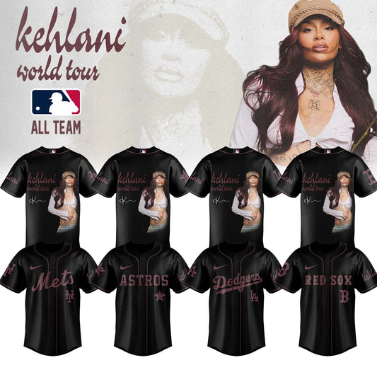 All Team MLB x Kehlani World Tour 2026 Signature Jersey Limited Edition | RY22