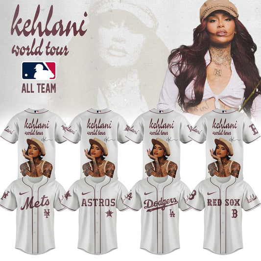 All Team MLB x Kehlani World Tour 2026 Signature Jersey Limited Edition | BS26