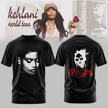 Kehlani World Tour 2026 Tshirt Limited Edition | NS95