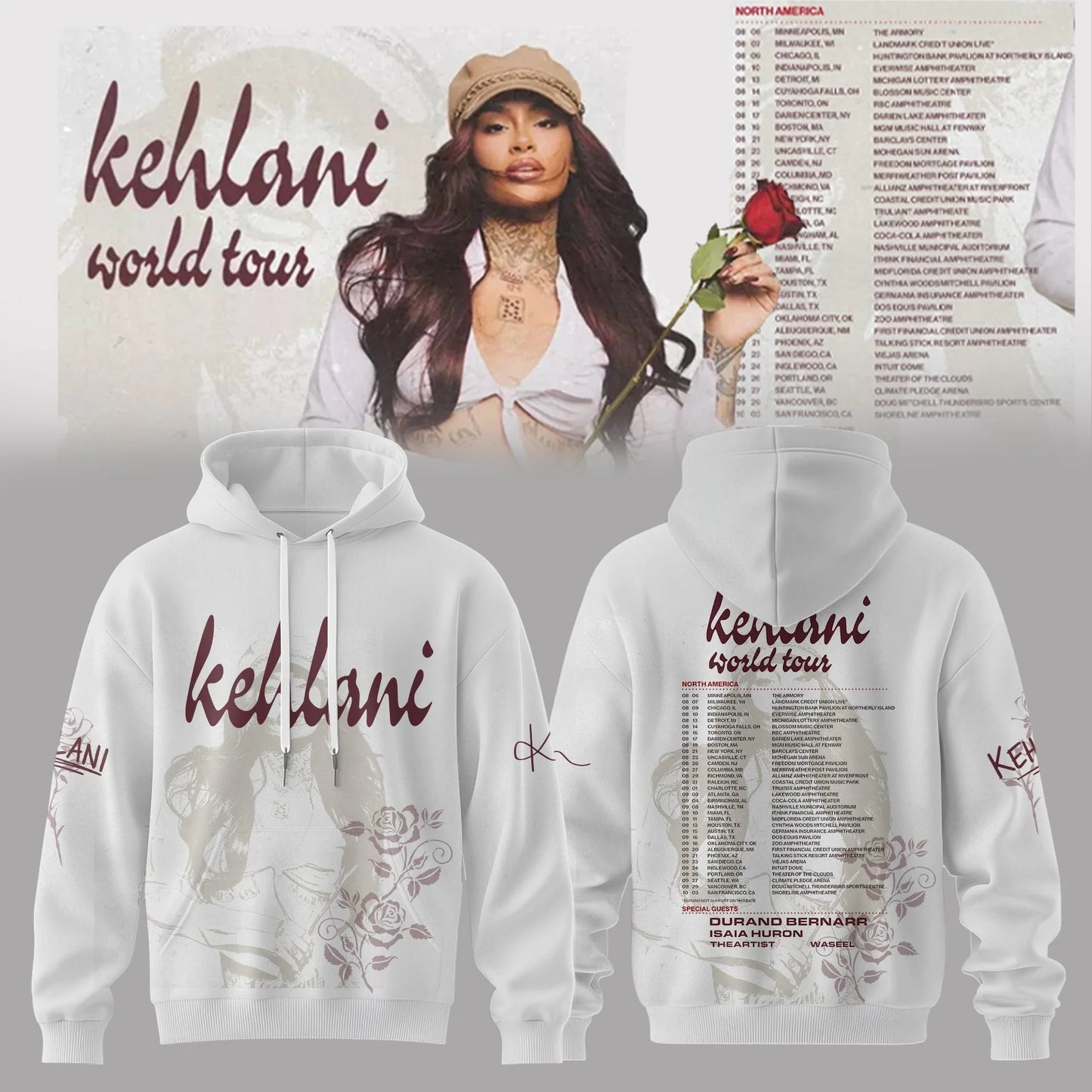 Kehlani World Tour 2026 Hoodie Limited Edition | AI56