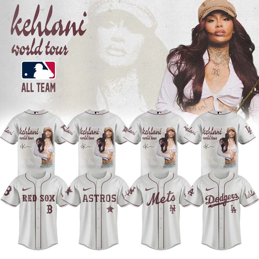 All Team MLB x Kehlani World Tour 2026 Signature Jersey Limited Edition | AO11