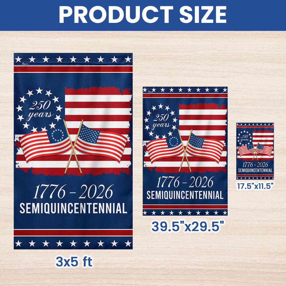 Flagwix American Flag - America 250th Anniversary Semiquincentennial Decorative Flag