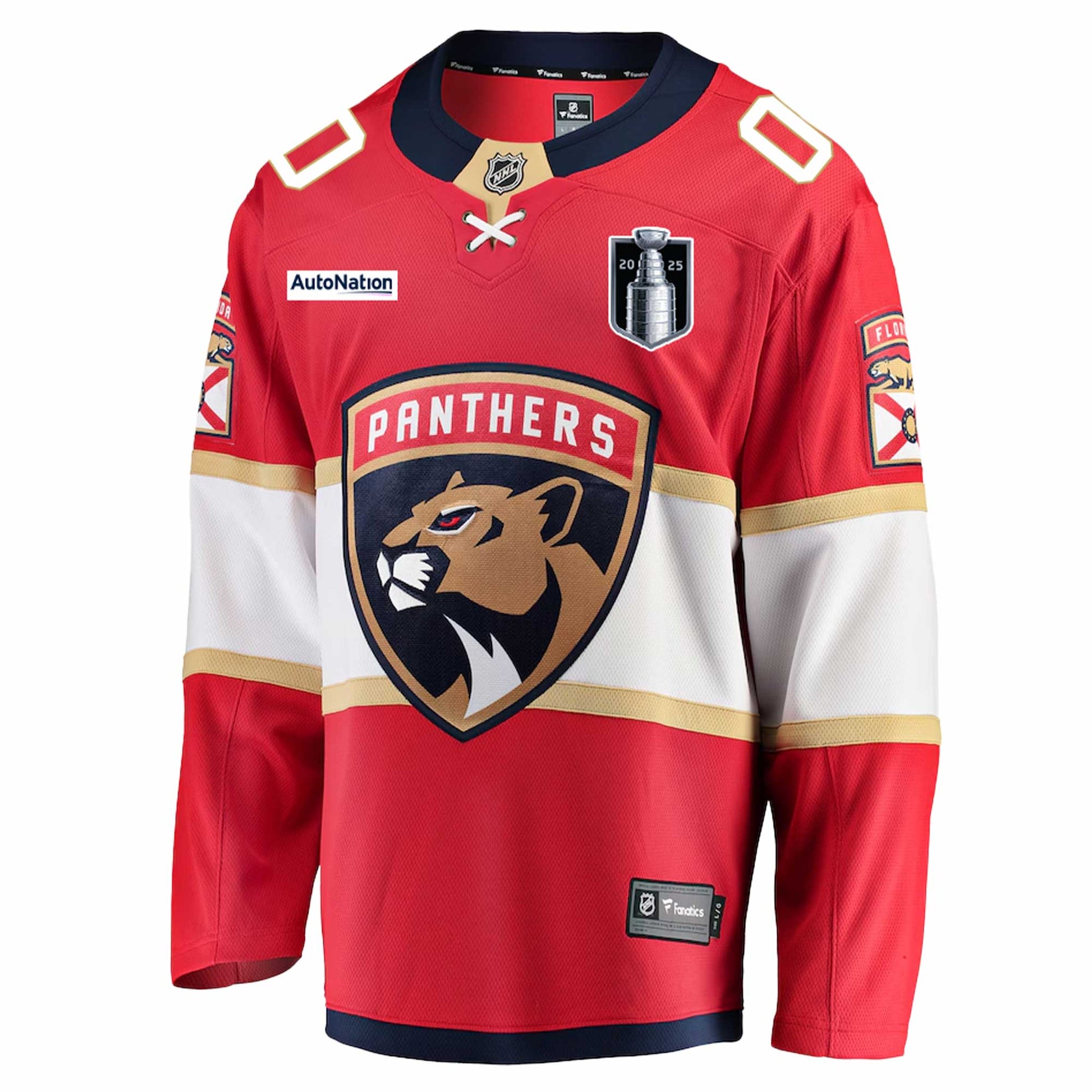Florida Panthers Hockey Jersey Champions Stanley Cup Final 2025 Custom Name And Number