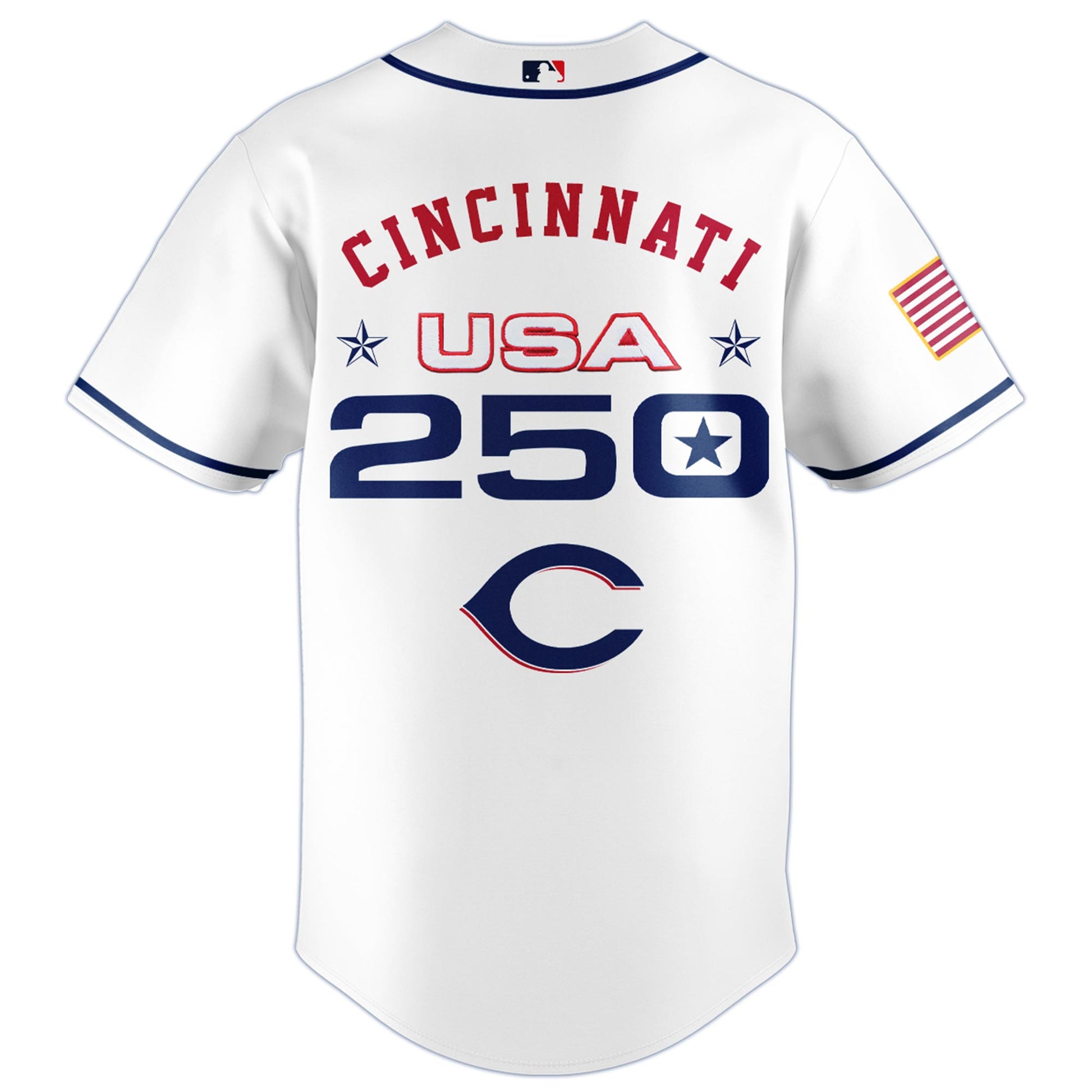 America’s 250th Anniversary Cincinnati Reds Baseball Jersey - Premium Quality