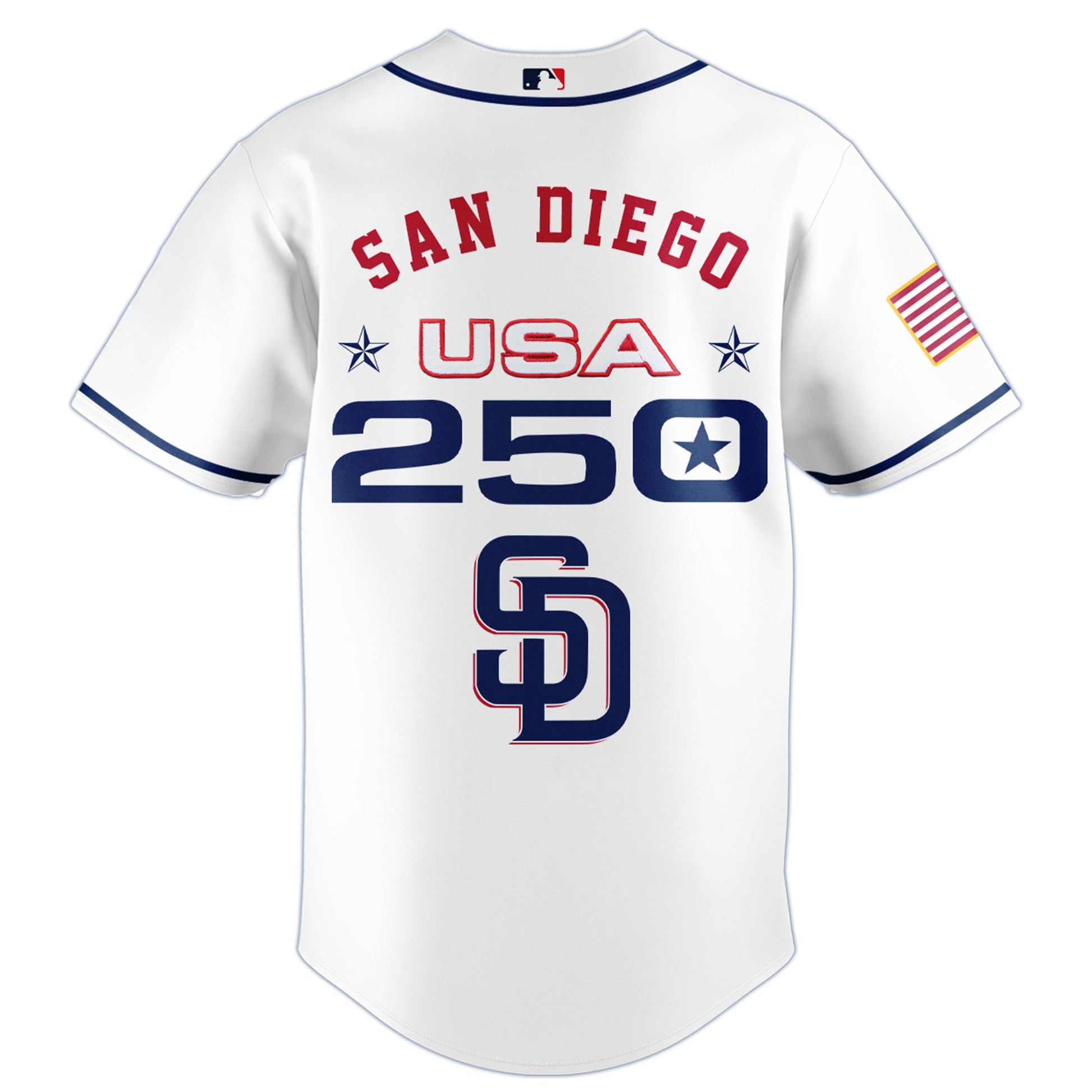 America’s 250th Anniversary San Diego Padres Baseball Jersey - Premium Quality