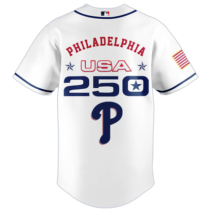 America’s 250th Anniversary Philadelphia Phillies Baseball Jersey - Premium Quality