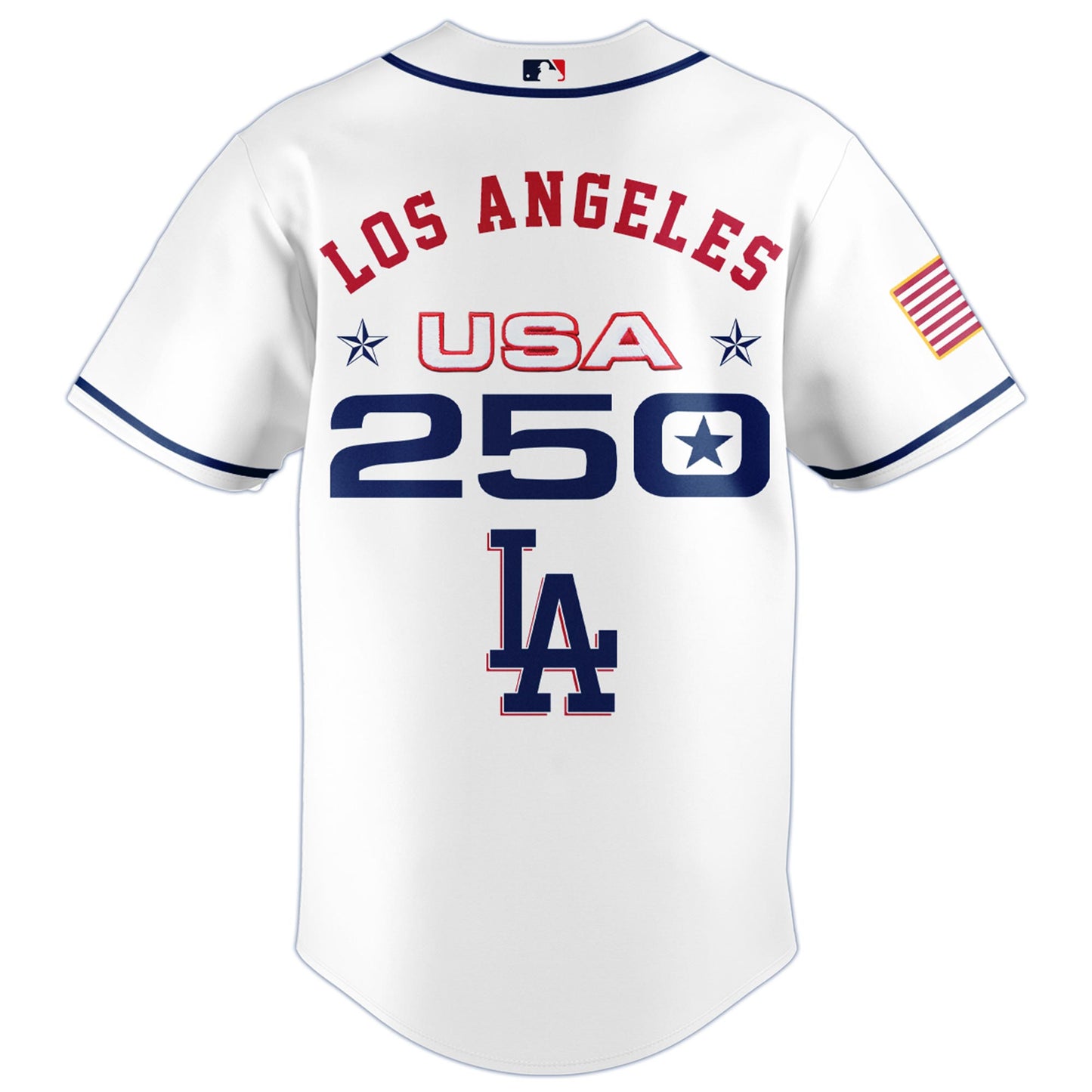 America’s 250th Anniversary Los Angeles Dodgers Baseball Jersey - Premium Quality