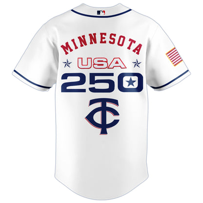 America’s 250th Anniversary Minnesota Twins Baseball Jersey - Premium Quality