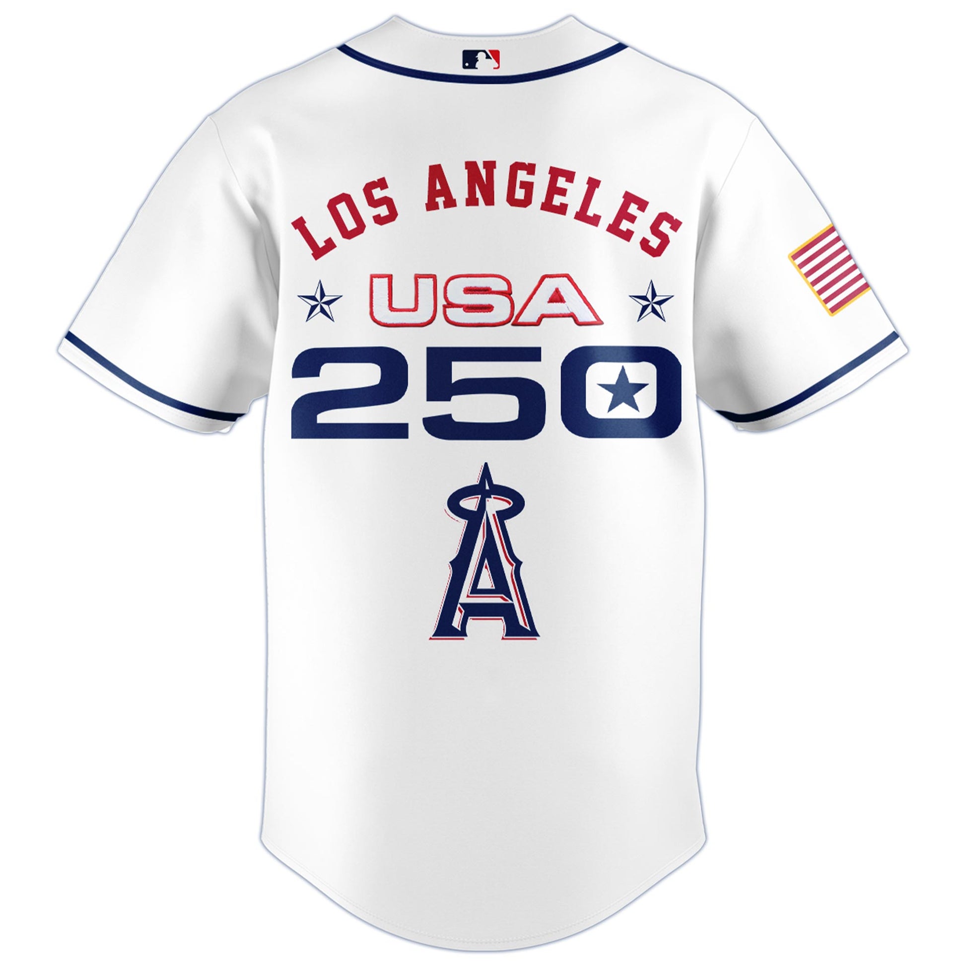 America’s 250th Anniversary Los Angeles Angels Baseball Jersey - Premium Quality