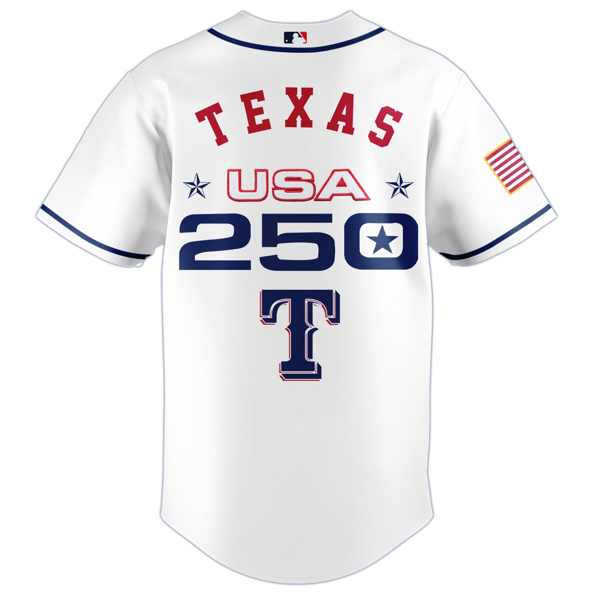 America’s 250th Anniversary Texas Rangers Baseball Jersey - Premium Quality